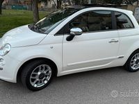 Usata Fiat 500 Lounge 75 CV (55 kW) 2008 Bianco Cabrio