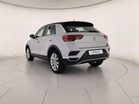 Usata VW T-Roc Advance 150 CV (110 kW) 2019 White silver metallizzato nero SUV