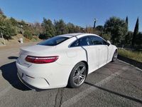 Usata Mercedes E220 AMG line 194 CV (142 kW) 2017 Bianco Coupé