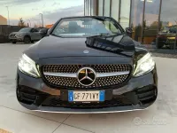 Usata Mercedes C220 Premium Plus 194 CV (142 kW) 2021 Nero Cabrio