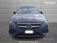 Usata Mercedes E220 Premium Plus 194 CV (142 kW) 2018 Blu/azzurro Cabrio