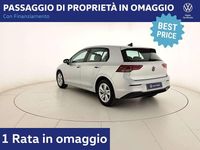 Usata VW Golf VIII Life 131 CV (96 kW) 2022 Reflex silver metallizzato Berlina