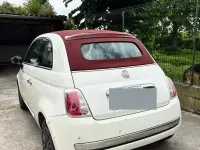 Usata Fiat 500 75 CV (55 kW) 2010 Bianco Cabrio