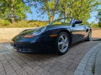 Usata Porsche Boxster 220 CV (161 kW) 2000 Blu/azzurro Cabrio