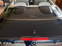 Usata Mercedes CLK200 2002 Blu Cabrio