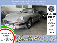 Usata Alfa Romeo Spider Quadrifoglio Verde 125 CV (91 kW) 1989 Argento Cabrio