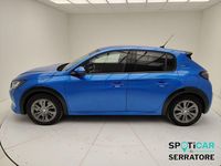 Usata Peugeot e-208 Allure 100 kW (136 CV) 2021 Blu Utilitaria