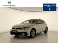 Usata VW Polo R-line 95 CV (69 kW) 2023 Beige Utilitaria