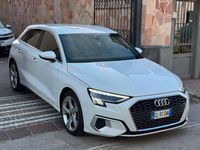 Usata Audi A3 Advanced 115 CV (84 kW) 2022 Bianco Berlina