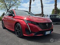 Usata Peugeot 308 GT 131 CV (96 kW) 2022 Rosso Berlina