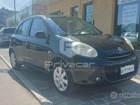 Usata Nissan Micra Acenta 80 CV (58 kW) 2012 Nero Utilitaria