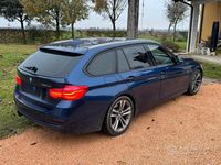 Usata BMW 320 Sport Line 190 CV (139 kW) 2015 Blu Station wagon