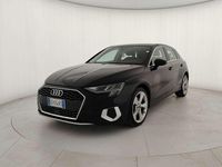Usata Audi A3 Advanced 150 CV (110 kW) 2021 Nero Berlina