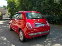 Usata Fiat 500 Pop 69 CV (50 kW) 2009 Rosso Cabrio