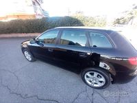 Usata Audi A3 Sportback 105 CV (77 kW) 2009 Nero Utilitaria