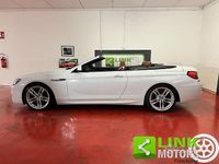 Usata BMW 640 Cabriolet M Sport 313 CV (230 kW) 2014 Bianco Cabrio