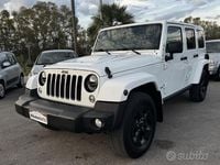 Usata Jeep Wrangler Unlimited 200 CV (147 kW) 2015 Bianco SUV