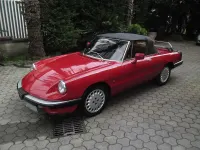 Usata Alfa Romeo Spider 103 CV (75 kW) 1989 Rosso Cabrio