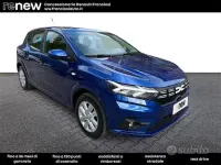Usata Dacia Sandero Expression 91 CV (66 kW) 2023 Blu scuro