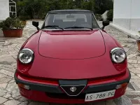 Usata Alfa Romeo Spider Quadrifoglio Verde 125 CV (91 kW) 1989 Rosso Cabrio