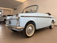 Usata Autobianchi Bianchina 20 CV (14 kW) 1962 Azzurro pastello capote nera Utilitaria