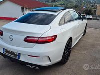 Usata Mercedes E220 Premium Plus 194 CV (142 kW) 2020 Bianco Coupé