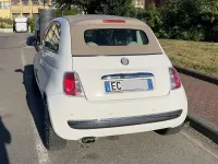 Usata Fiat 500C Lounge 69 CV (50 kW) 2010 Bianco Cabrio