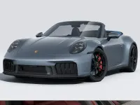 Nuova Porsche 911 Carrera GTS 2026 Grigio vanadio metallizzato/capote blu Cabrio