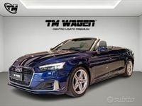 Usata Audi A5 Cabriolet Advanced 245 CV (180 kW) 2021 Blu Cabrio