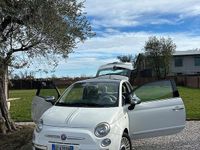 Usata Fiat 500 Lounge 69 CV (50 kW) 2009 Bianco Cabrio