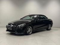Usata Mercedes E220 Premium 170 CV (125 kW) 2015 Nero Cabrio