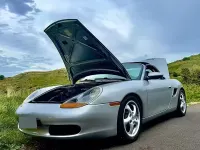 Usata Porsche Boxster 228 CV (167 kW) 2004 Grigio Cabrio