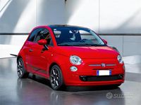 Usata Fiat 500 Lounge 85 CV (62 kW) 2010 Rosso Utilitaria