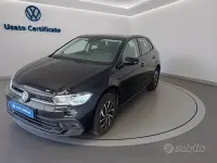 Usata VW Polo Life 95 CV (69 kW) 2023 Nero perla Utilitaria