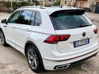 Usata VW Tiguan R-line Plus 150 CV (110 kW) 2021 Bianco SUV