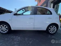 Usata Nissan Micra Acenta 80 CV (58 kW) 2016 Bianco Utilitaria