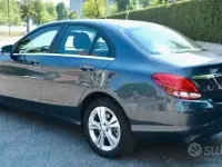 Usata Mercedes C180 Exclusive 116 CV (85 kW) 2015 Grigio Berlina