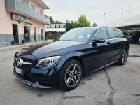 Usata Mercedes C220 Premium 194 CV (142 kW) 2019 Blu Station wagon
