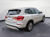 Usata BMW X3 Advantage 190 CV (139 kW) 2019 Mineral white metallizzato SUV