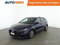 Usata Hyundai i30 N Line 120 CV (88 kW) 2019 Blu Berlina