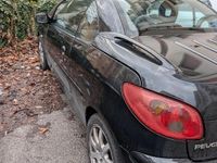 Usata Peugeot 206 CC 110 CV (80 kW) 2006 Nero Cabrio