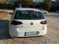 Usata VW Golf VII Trendline 86 CV (63 kW) 2015 Bianco Berlina