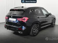 Usata BMW X3 M Sport 190 CV (139 kW) 2022 Nero SUV