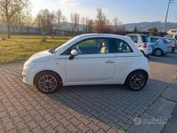 Usata Fiat 500 Lounge 69 CV (50 kW) 2009 Bianco Cabrio