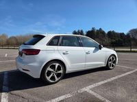 Usata Audi A3 Sport 116 CV (85 kW) 2018 Bianco Berlina