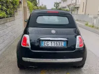 Usata Fiat 500 75 CV (55 kW) 2012 Nero Cabrio