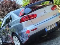 Usata Mitsubishi Lancer 295 CV (216 kW) 2009 Argento Berlina