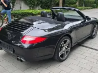 Usata Porsche 997 345 CV (253 kW) 2009 Nero Cabrio