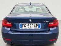 Usata BMW 218 Luxury Line 136 CV (100 kW) 2017 Blu Coupé