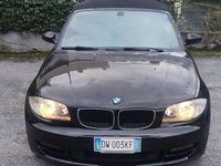 Usata BMW 118 Cabriolet 143 CV (105 kW) 2009 Nero Cabrio